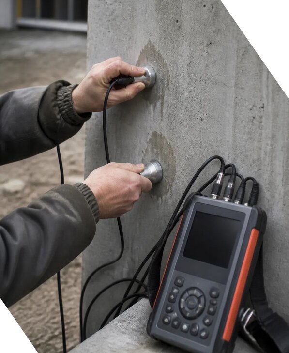 Ультразвуковой контроль прочности бетона на объекте в Иркутске